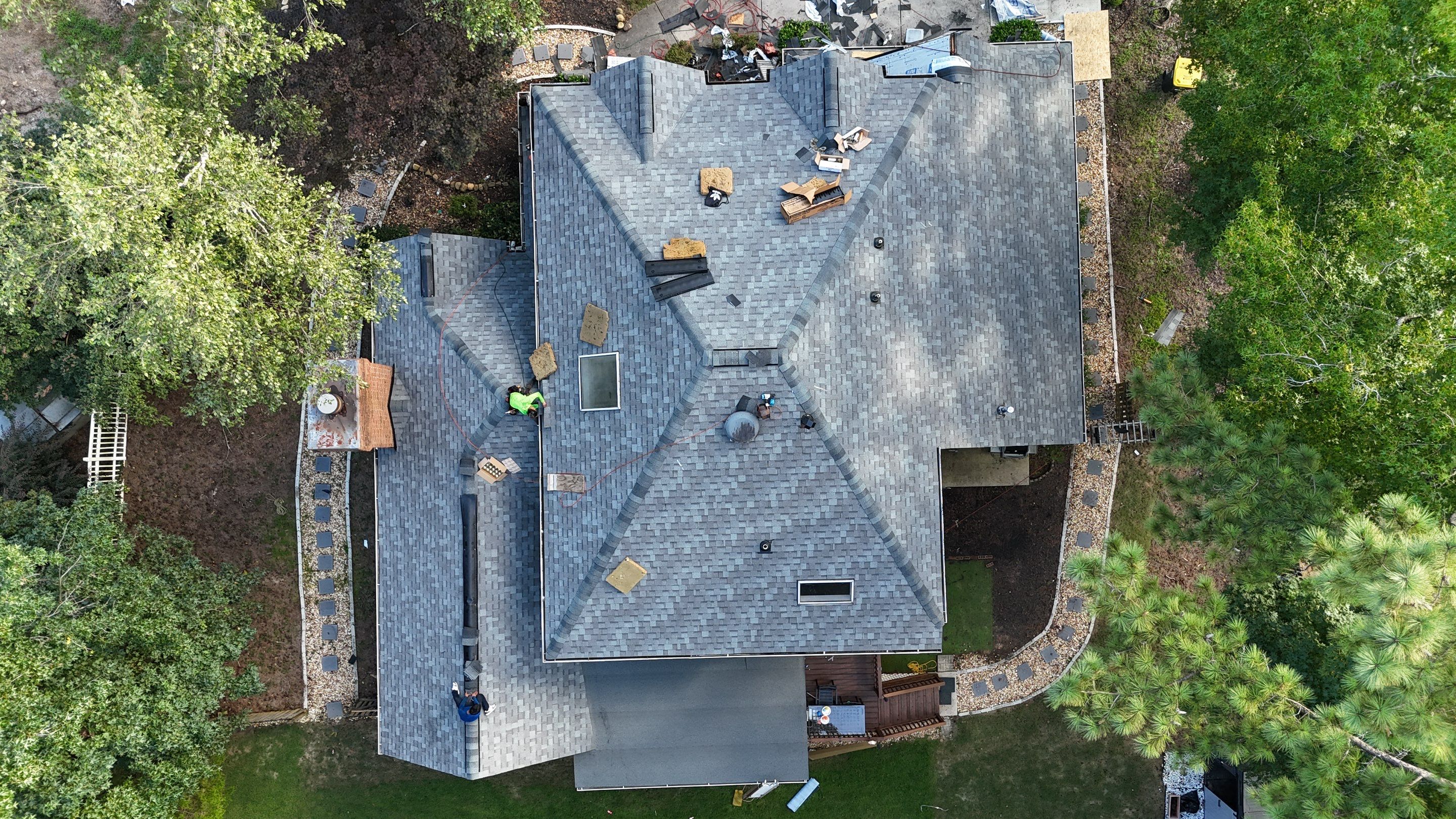 Storm damage restoration